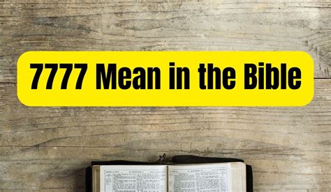 what does 7777 mean in the bible
